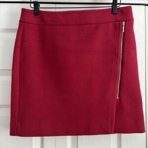 White House Black Market Red Skirt size 8